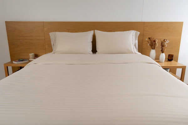 Cover duvet en microfibra tejida 120 gr. - Beige
