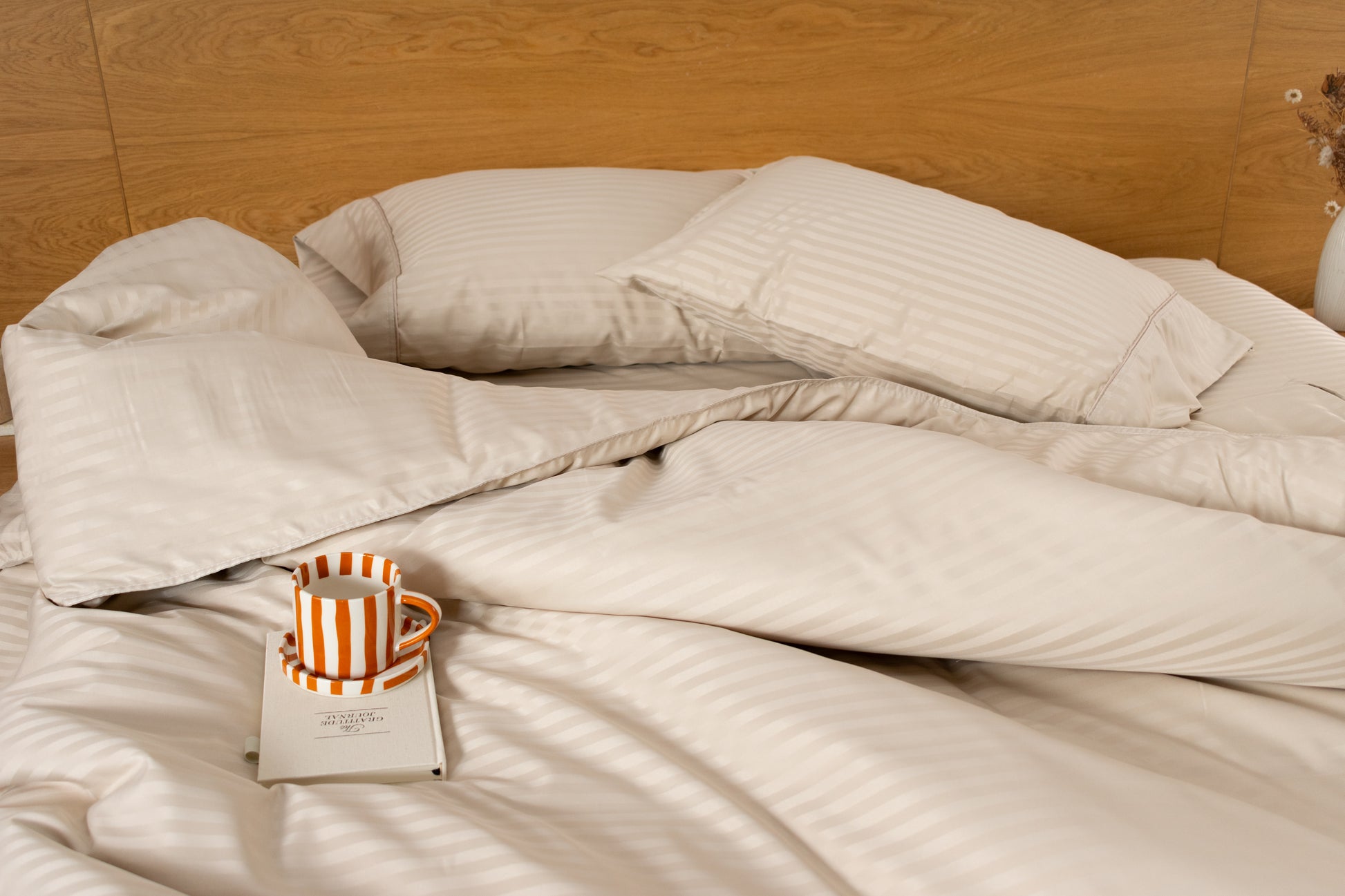Cover duvet en microfibra tejida 120 gr. - Beige