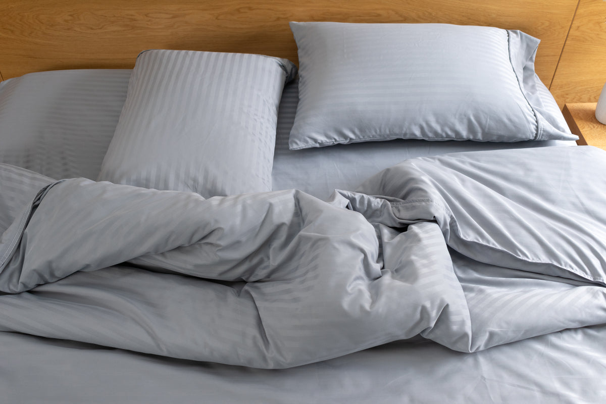 Cover duvet en microfibra tejida 120 gr. - Gris