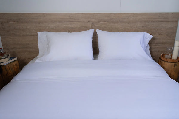 Cover duvet 100% algodón -  400 hilos - Blanco