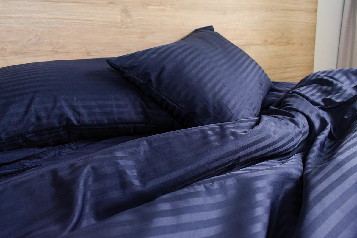 Cover duvet en microfibra tejida 120 gr. - Azul