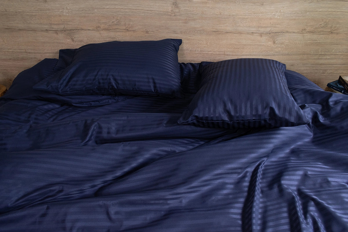 Cover duvet en microfibra tejida 120 gr. - Azul