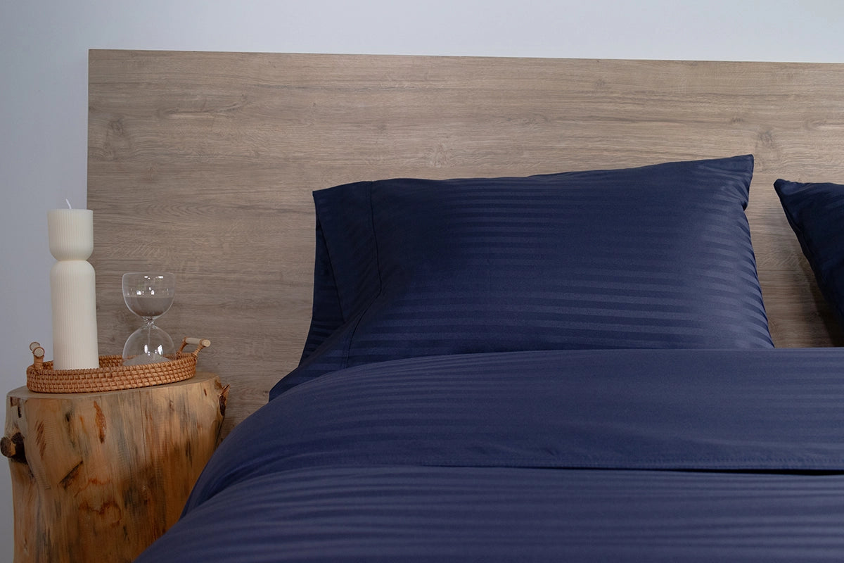 Cover duvet en microfibra tejida 120 gr. - Azul