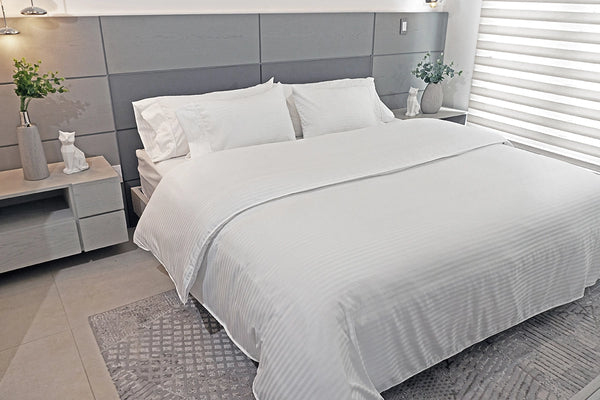 Cover duvet en microfibra tejida 120 gr. - Blanco