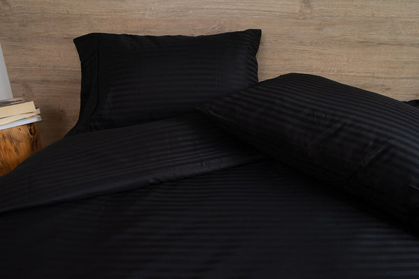 Cover duvet en microfibra tejida 120 gr. - Negro